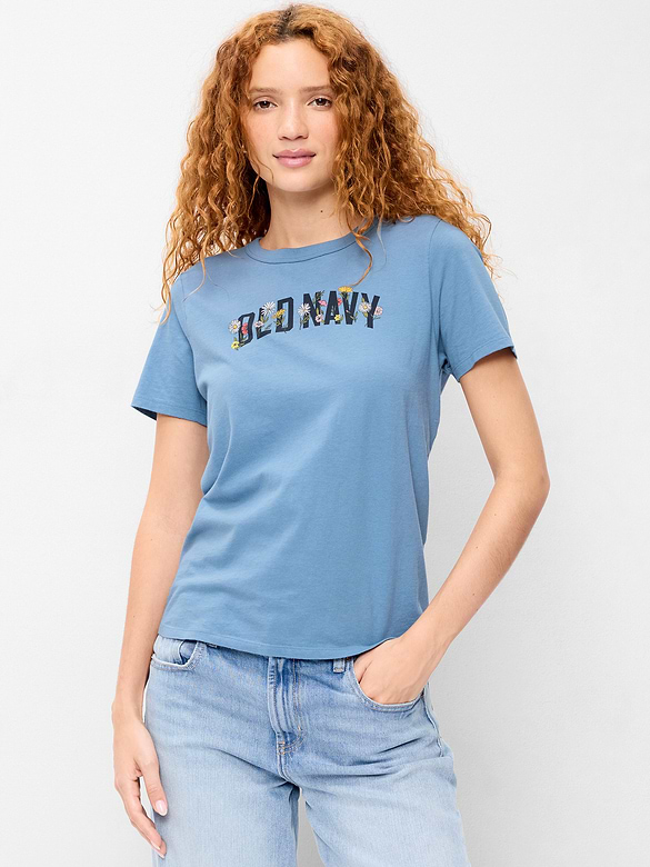 EveryWear Crew-Neck Logo-Graphic T-Shirt