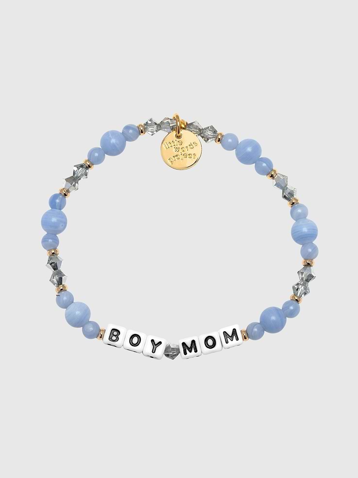 Image 1 of 1, A title earned in muddy handprints, sideline cheers, and the kind of love that never runs out., The Boy Mom Bracelet is made for the mom who shows up every single day, through the chaos, the noise, and all the in-between moments that make it worth it., Because being a boy mom is not just what you are, it is everything you are.