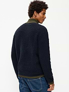 Image 2 of 3, Wool-Blend Snap-Button Pullover Sweater