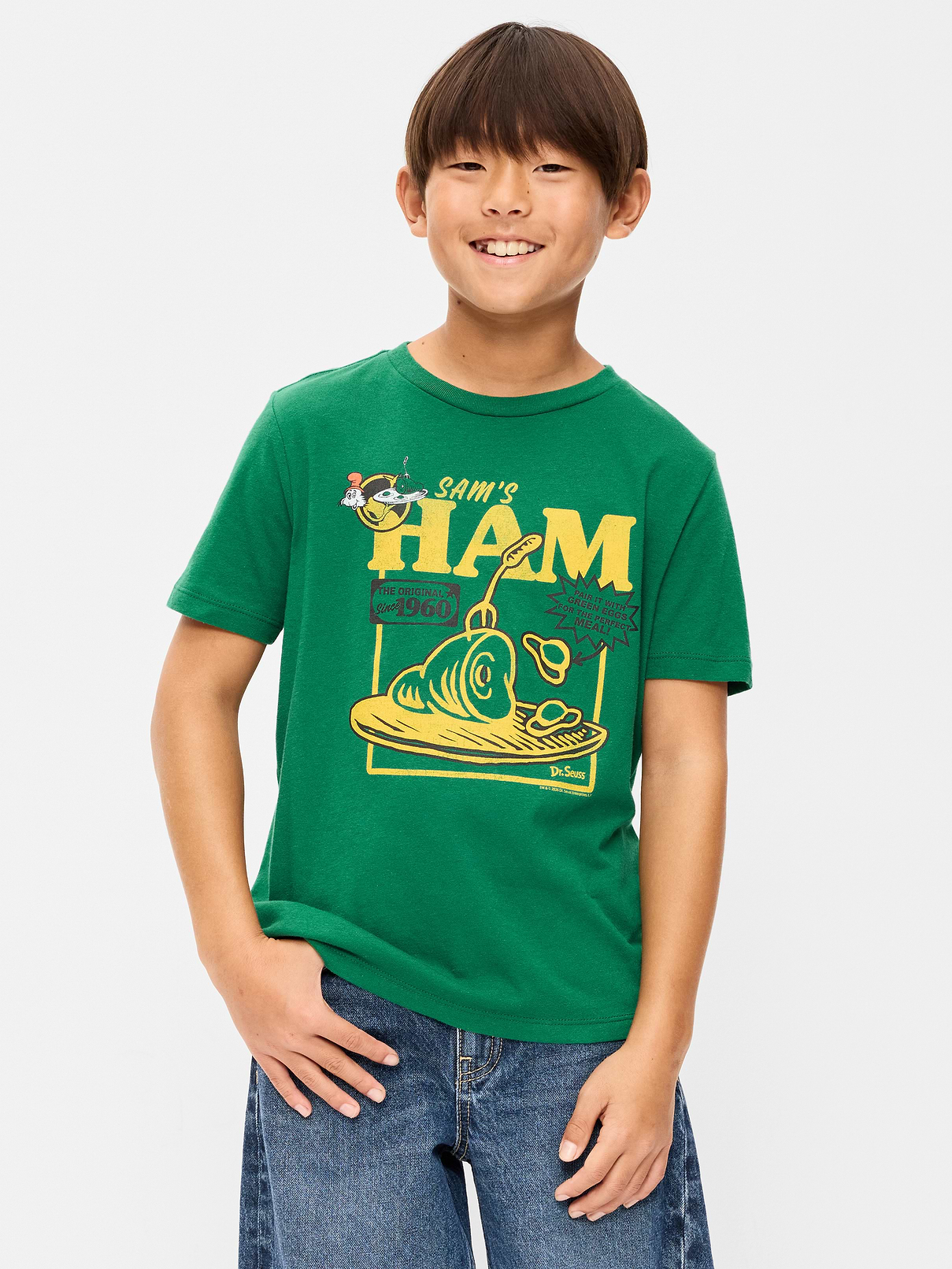 Image 1 of 1, crew neck, short sleeves, licensed graphic, ™ & © 2026 Dr. Seuss Enterprises, L.P., Product #1181839