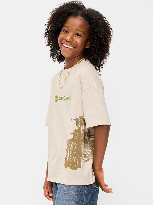 John Deere™ Oversized Gender-Neutral T-Shirt for Kids