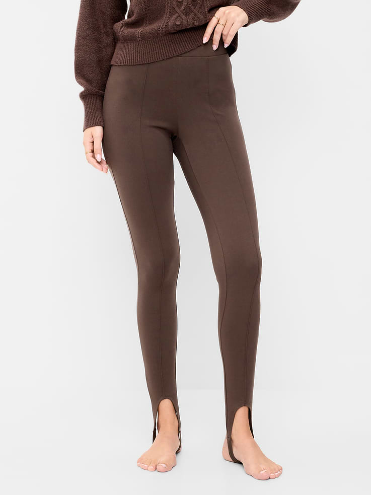 Image 2 of 8, High-Waisted Stirrup Leggings for Women