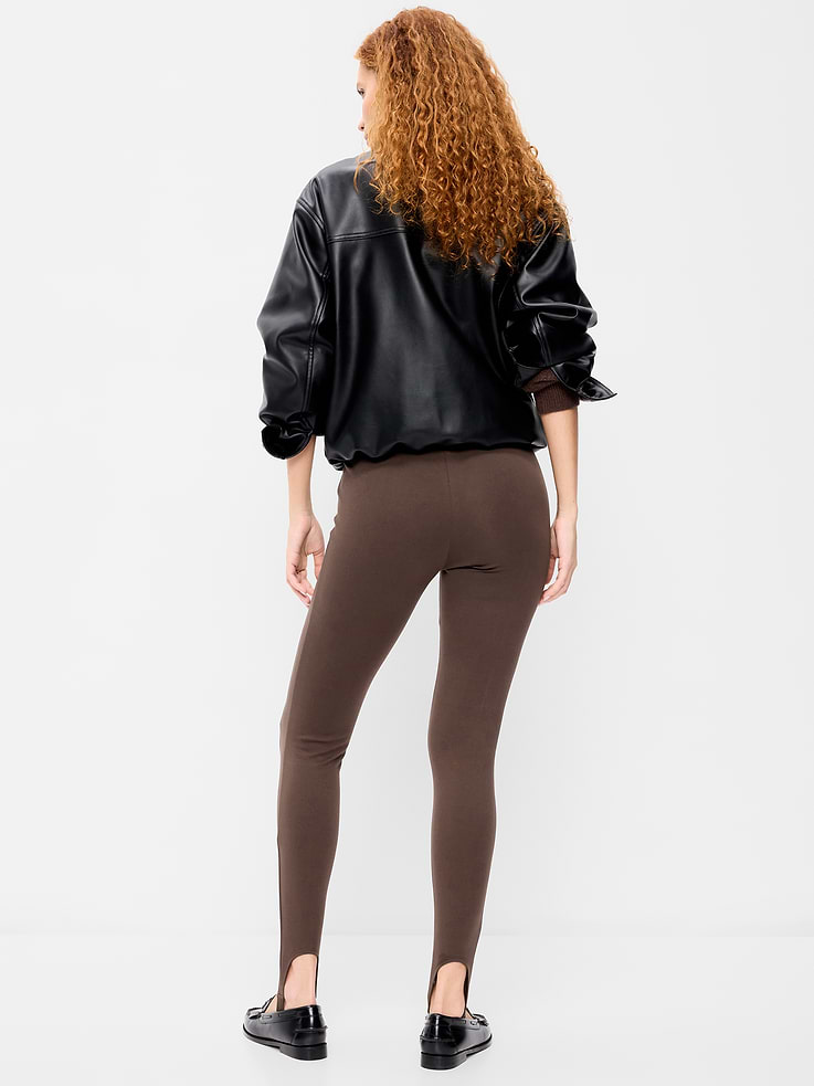 Image 3 of 8, High-Waisted Stirrup Leggings for Women