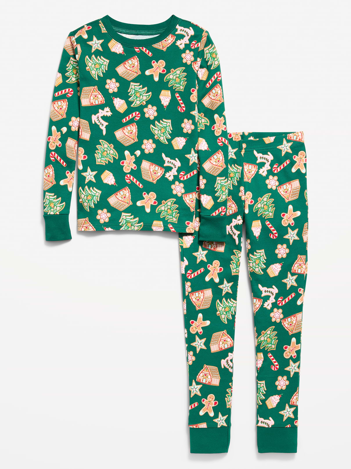 Image 2 of 2, Gender-Neutral Snug-Fit Graphic Pajama Set for Kids