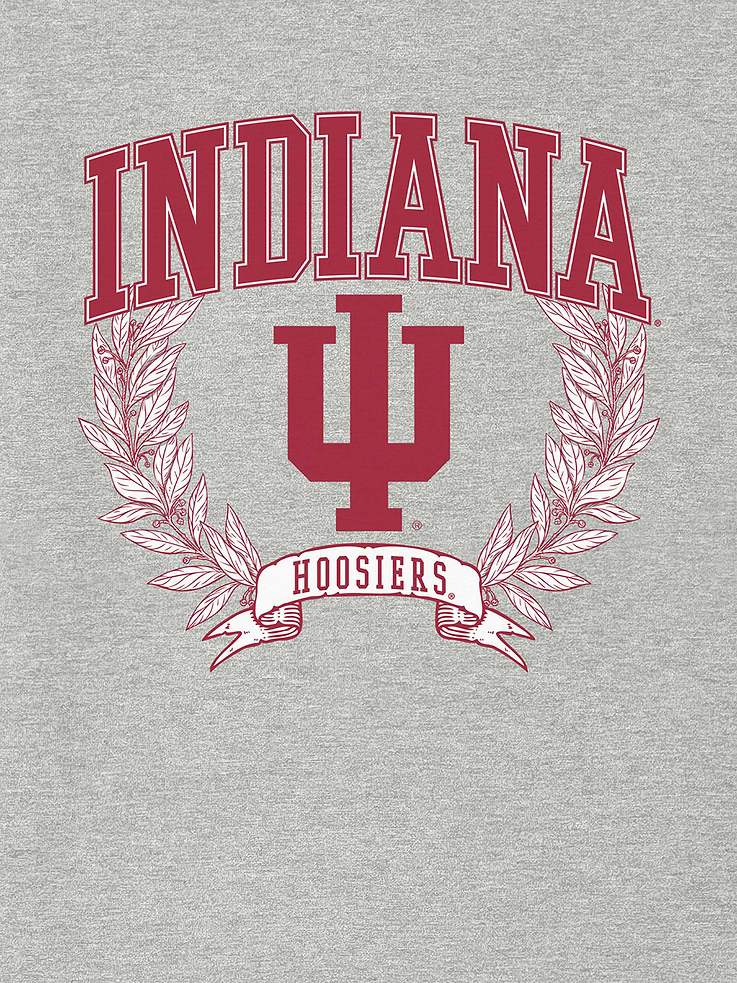 Image 2 of 4, Indiana University Laurels Dark Graphic T-Shirt