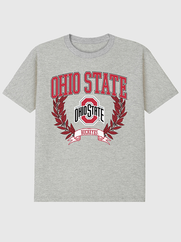 The Ohio State University Laurels Dark Graphic T-Shirt