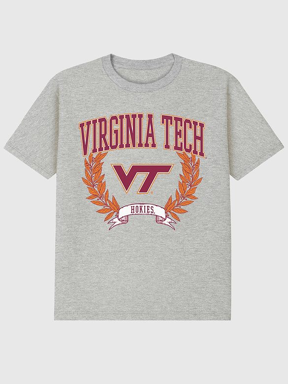 Virginia Polytechnic Institute and State University Laurels Dark Graphic T-Shirt