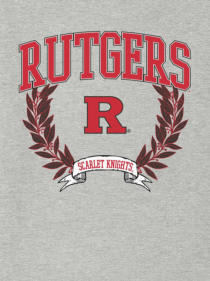 Image 2 of 4, Rutgers University Laurels Dark Graphic T-Shirt