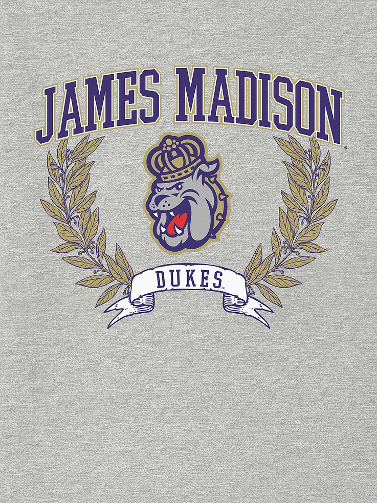Image 2 of 4, James Madison University Laurels Dark Graphic T-Shirt