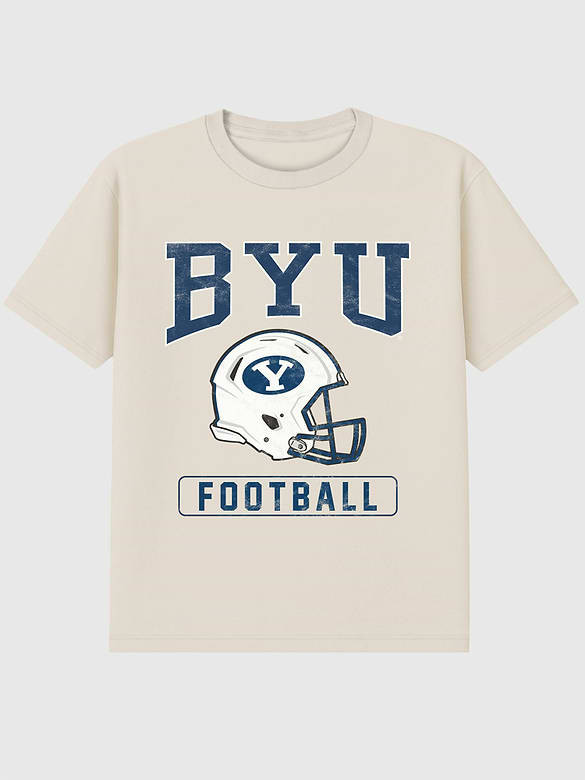 Brigham Young University Football Graphic T-Shirt