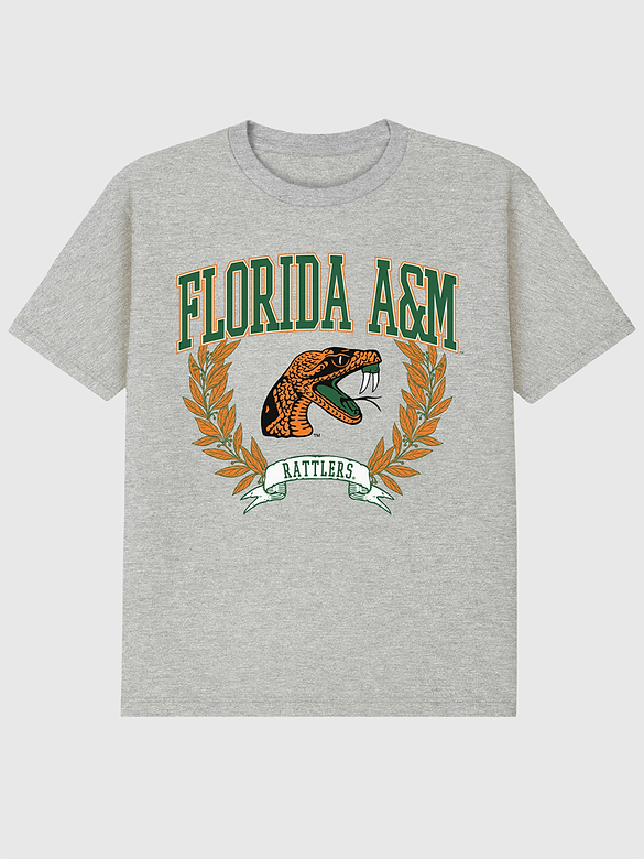 Florida AM University Laurels Dark Graphic T-Shirt
