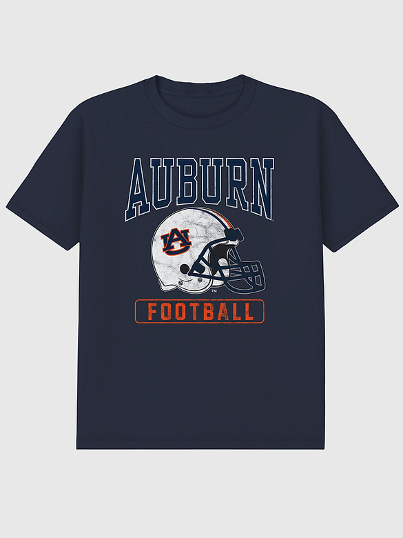 Auburn University Football Helmet Graphic T-Shirt