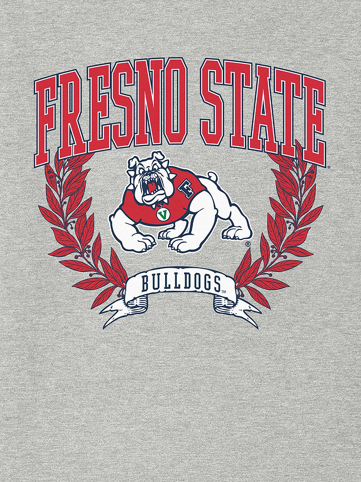Image 2 of 4, California State University Fresno Laurels Dark Graphic T-Shirt