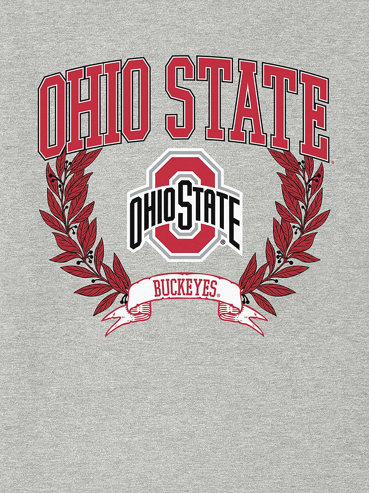 Image 2 of 4, The Ohio State University Laurels Dark Graphic T-Shirt