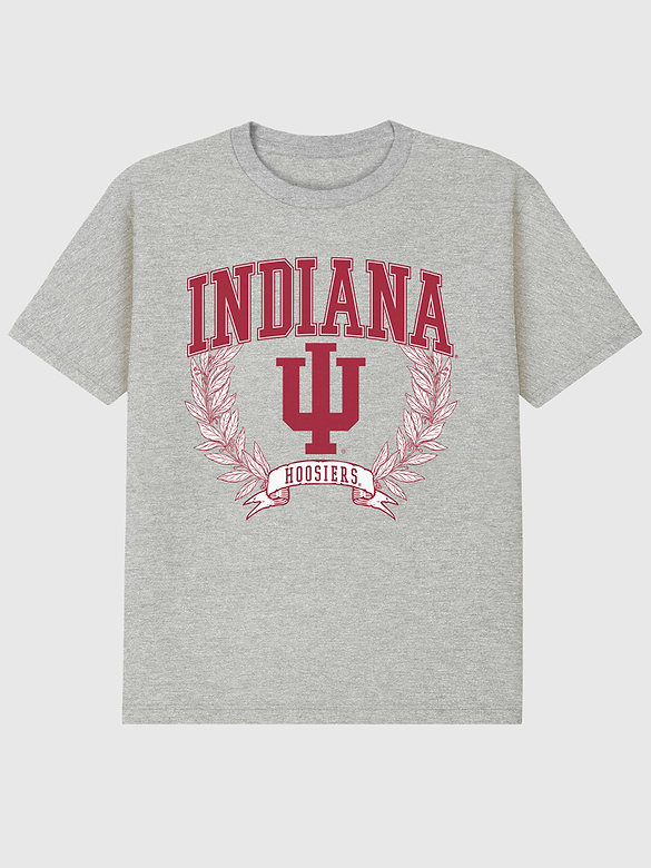 Indiana University Laurels Dark Graphic T-Shirt