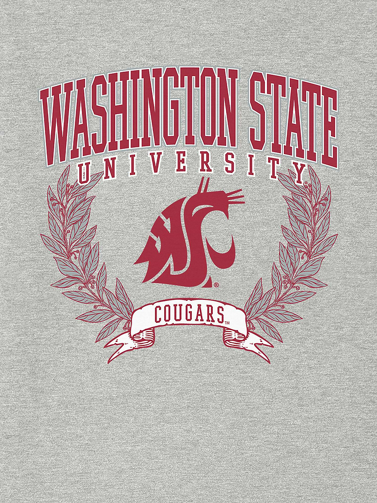 Image 2 of 4, Washington State University Laurels Dark Graphic T-Shirt