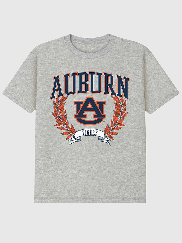 Auburn University Laurels Dark Graphic T-Shirt