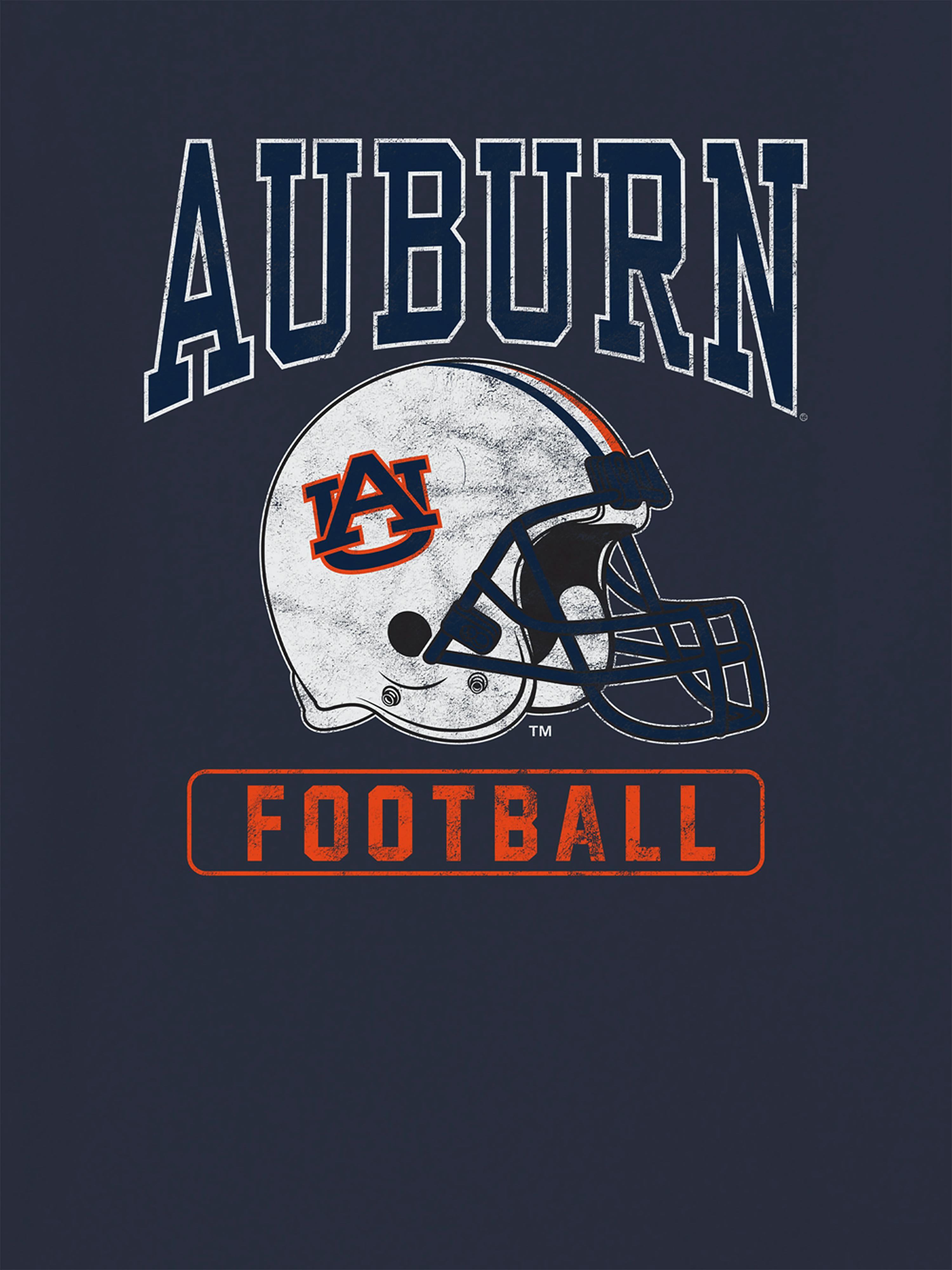 Image 2 of 3, Auburn University Football Helmet Graphic T-Shirt