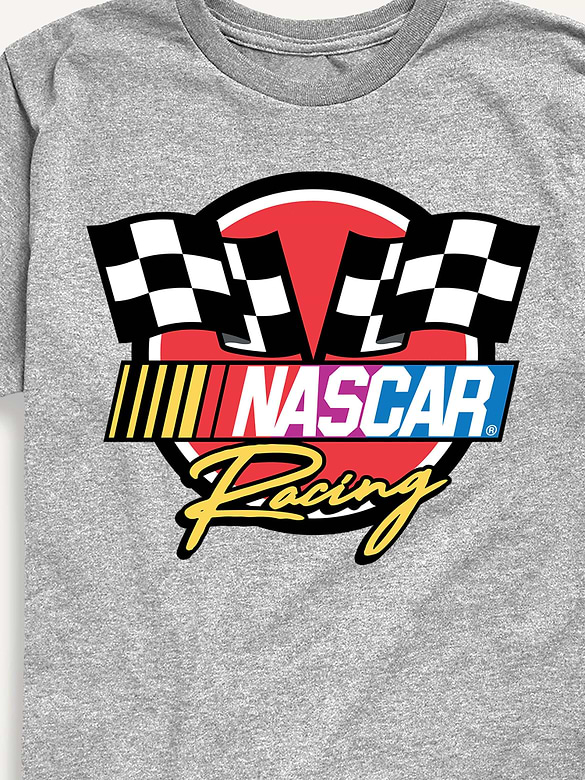 NASCAR Racing Logo Short Sleeve T-Shirt For Kids