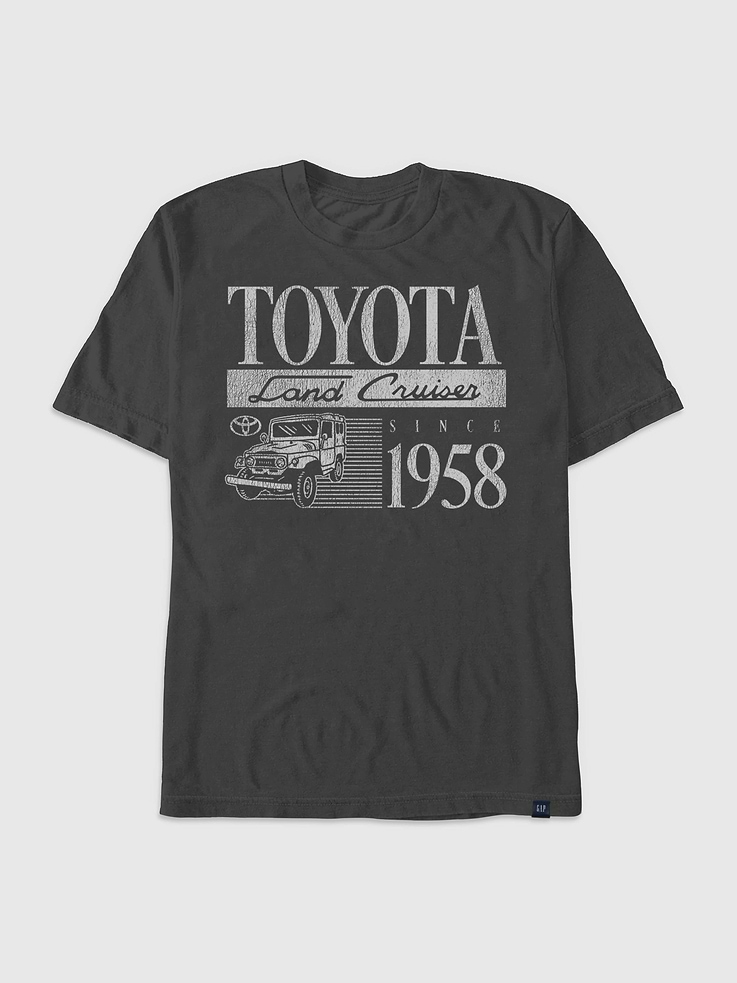 Image 1 of 3, Soft cotton T-shirt., Crewneck., Short sleeves., Officially licensed Toyota graphic at front., Fifth Sun is an internationally recognized manufacturer of exclusive licensed graphic apparel and innovative fashions for premium brands like Star Wars, Disney, Marvel, and Nintendo., This item is printed on demand.