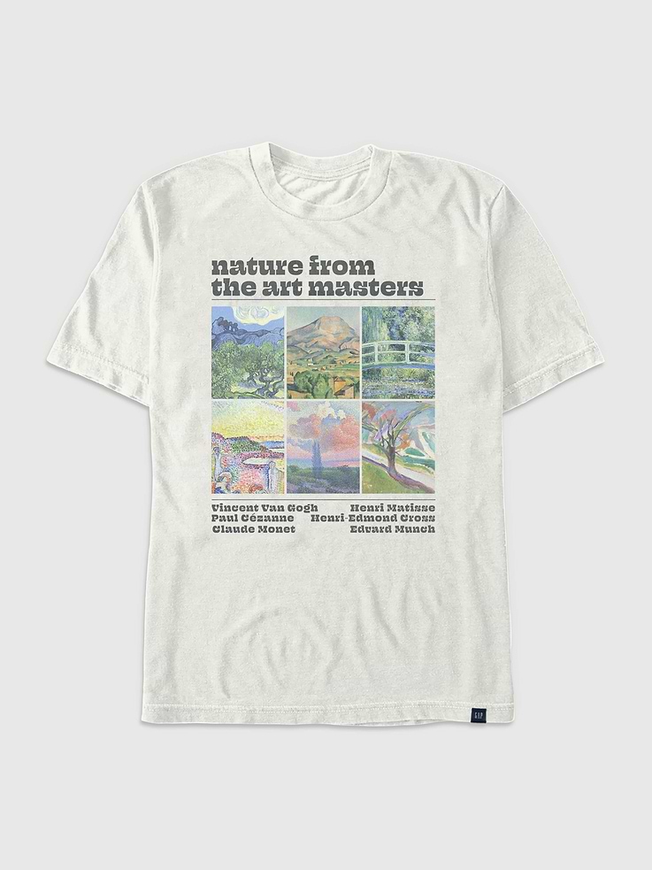 Image 1 of 3, Soft cotton T-shirt., Crewneck., Short sleeves., Classic Art Nature graphic at front., Fifth Sun is an internationally recognized manufacturer of exclusive licensed graphic apparel and innovative fashions for premium brands like Star Wars, Disney, Marvel, and Nintendo., This item is printed on demand.