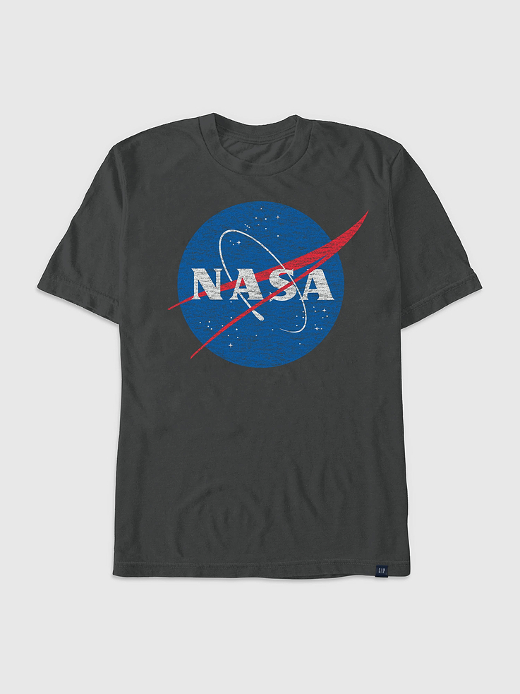 Image 1 of 3, Soft cotton T-shirt., Crewneck., Short sleeves., Officially licensed NASA graphic at front., Fifth Sun is an internationally recognized manufacturer of exclusive licensed graphic apparel and innovative fashions for premium brands like Star Wars, Disney, Marvel, and Nintendo., This item is printed on demand.
