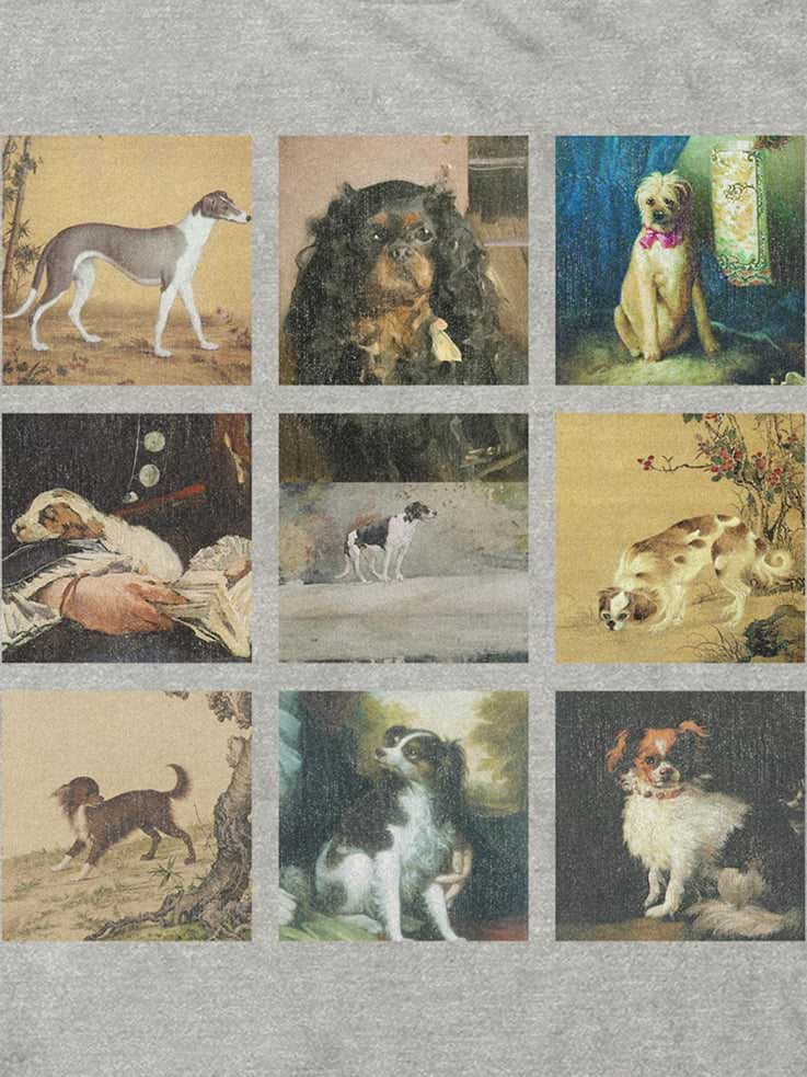 Image 3 of 3, Dog Paintings Graphic T-Shirt