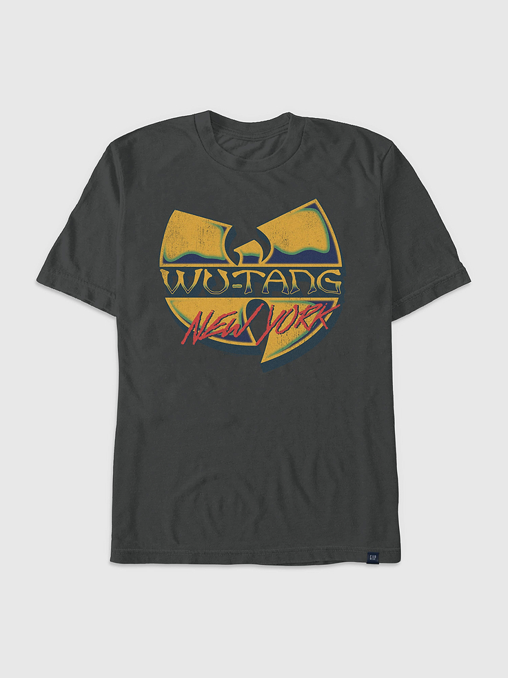 Image 1 of 3, Soft cotton T-shirt., Crewneck., Short sleeves., Officially licensed Wu-Tang graphic at front., Fifth Sun is an internationally recognized manufacturer of exclusive licensed graphic apparel and innovative fashions for premium brands like Star Wars, Disney, Marvel, and Nintendo., This item is printed on demand.
