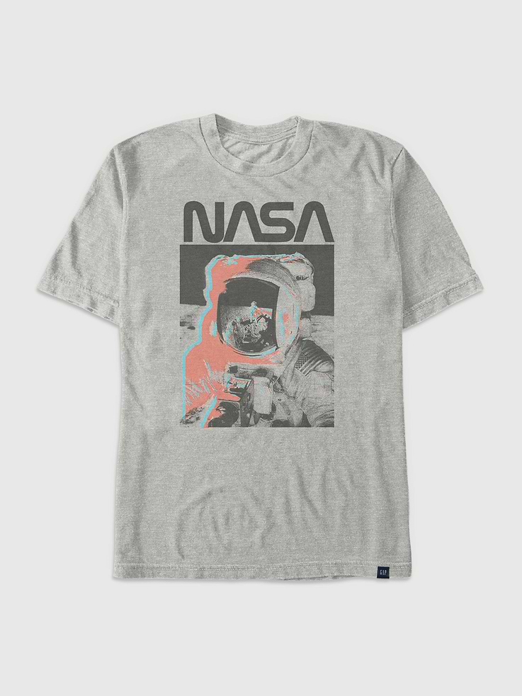 Image 1 of 3, Soft cotton T-shirt., Crewneck., Short sleeves., Officially licensed NASA graphic at front., Fifth Sun is an internationally recognized manufacturer of exclusive licensed graphic apparel and innovative fashions for premium brands like Star Wars, Disney, Marvel, and Nintendo., This item is printed on demand.