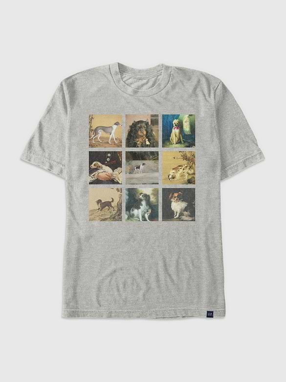 Dog Paintings Graphic T-Shirt