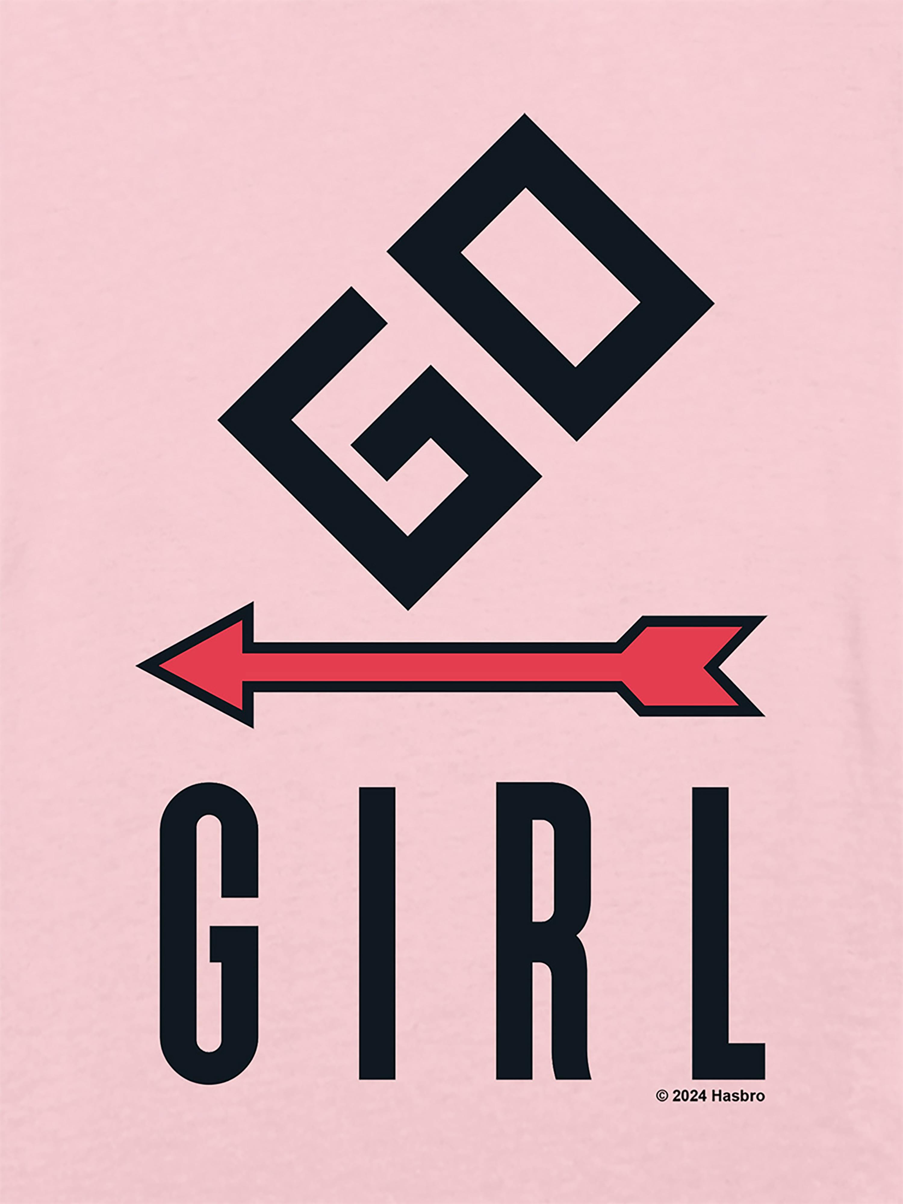 Image 2 of 4, Monopoly Go Girl Graphic T-Shirt for Girls