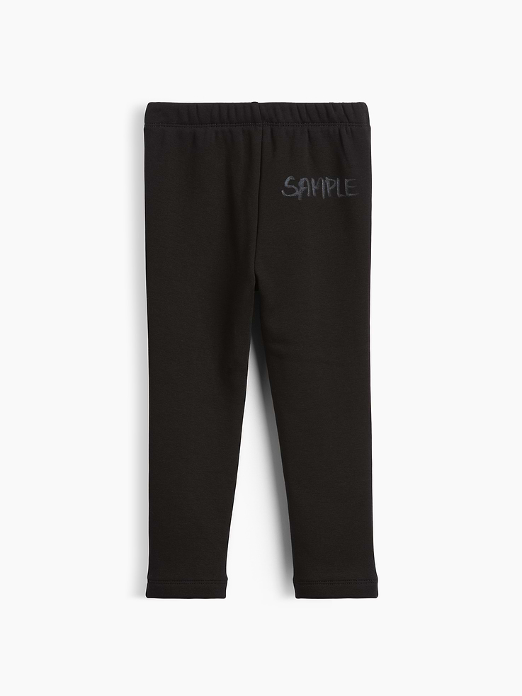 Image 3 of 4, Baby & Toddler Sherpa-Lined Pintuck Leggings