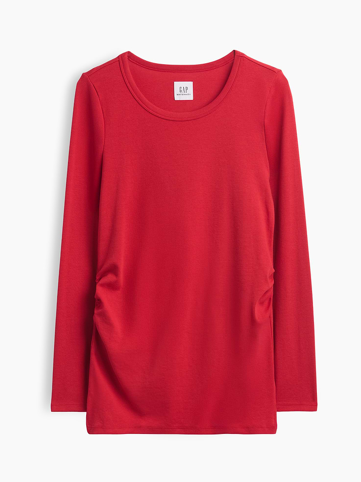 Image 2 of 2, Maternity Modern Crewneck T-Shirt