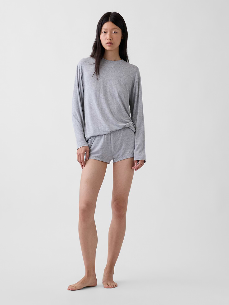 Image 2 of 5, SoftMade Modal Oversized PJ T-Shirt