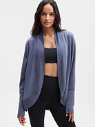 Image 1 of 3, FOR: Restoration and rejuvenation, FEEL: Super-soft Brushed Nirvana is extra cozy, FAVE: Rib cuffs and collar provide extra comfort, Product #1177198