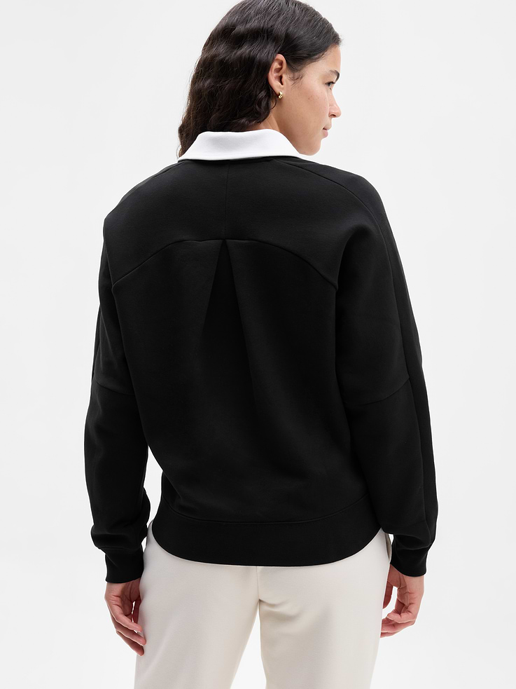 Image 3 of 7, Forever Fleece Rugby Sweatshirt