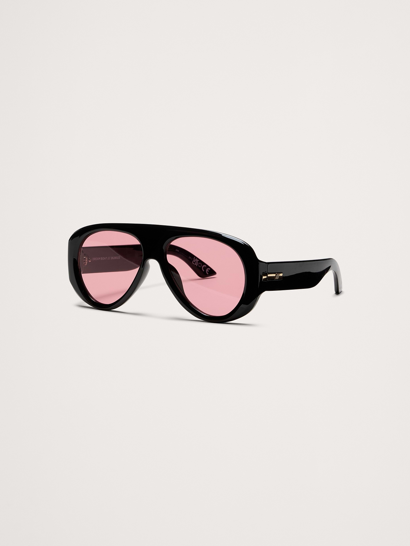 Image 1 of 2, A color exclusive to Banana Republic, this modern rework of a timeless shape delivers an oversized aviator silhouette with a contoured frame., Le Specs: Since 1979, Le Specs has become renowned globally for its iconic and innovative sunglass collections, developing an international cult following., Made using lightweight, durable and impact resistant polycarbonate frame., Shatterproof and scratch resistant polycarbonate lenses., Includes protective pouch and microfiber cleaning cloth., Product #1193223
