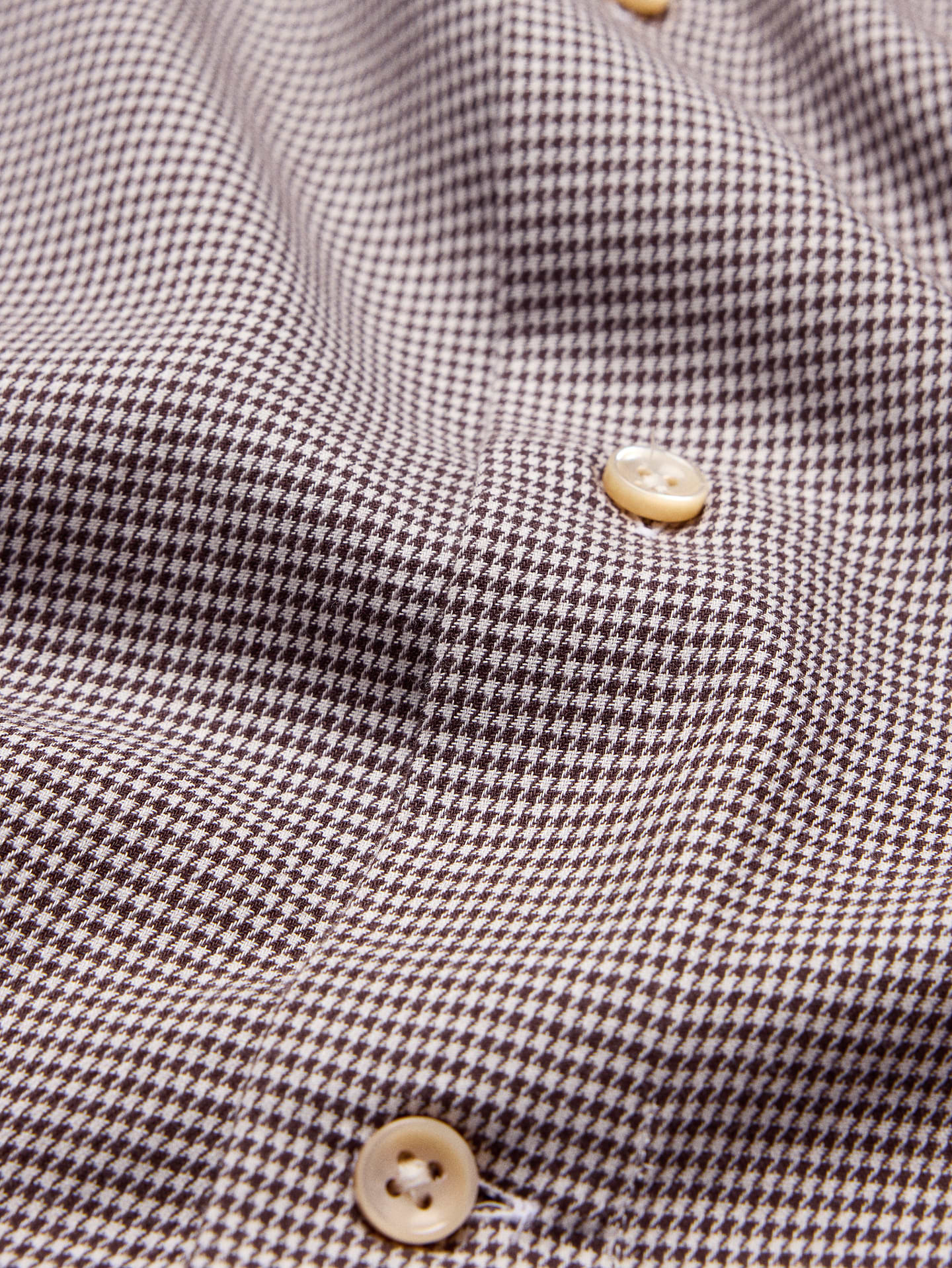 Image 2 de 8, Chemise habillée coupe ajustée en coton et cachemire