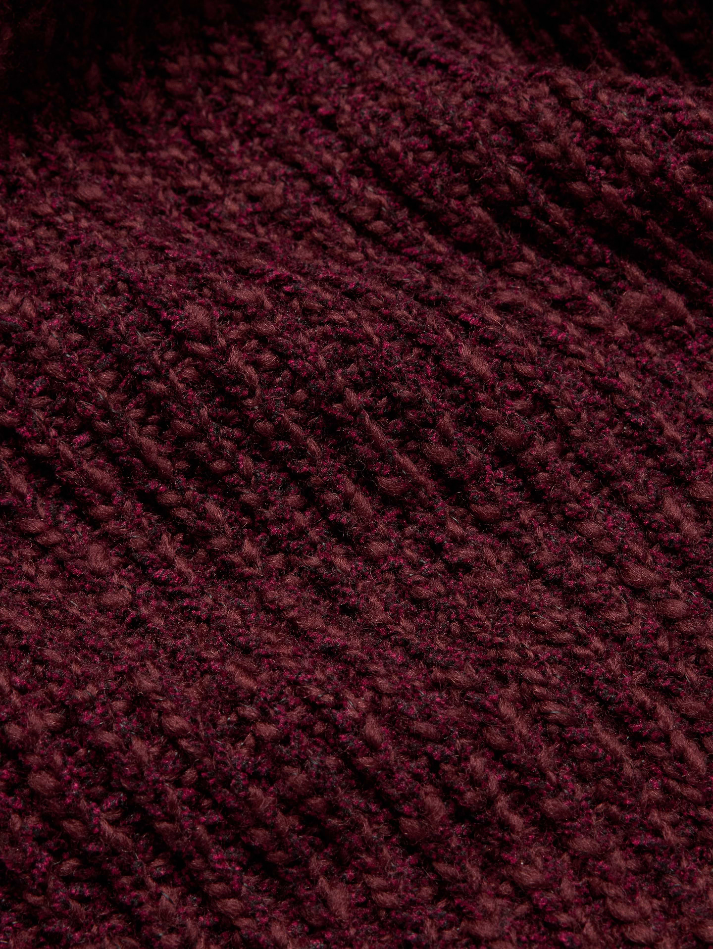 Image 3 de 3, Chandail à col cheminée en mélange de laine jaspé