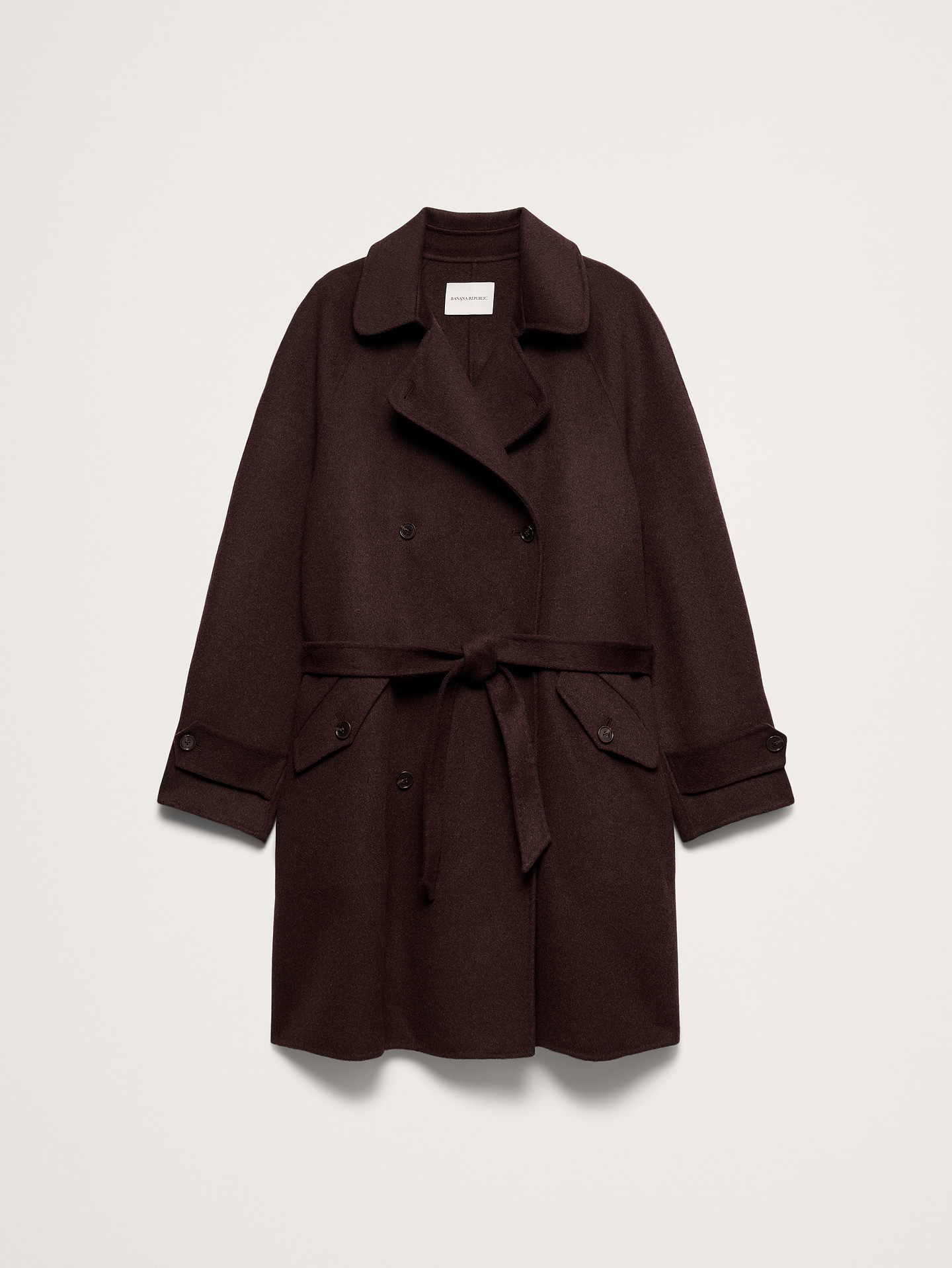 Image 5 of 8, Italian Wool-Blend Top Coat
