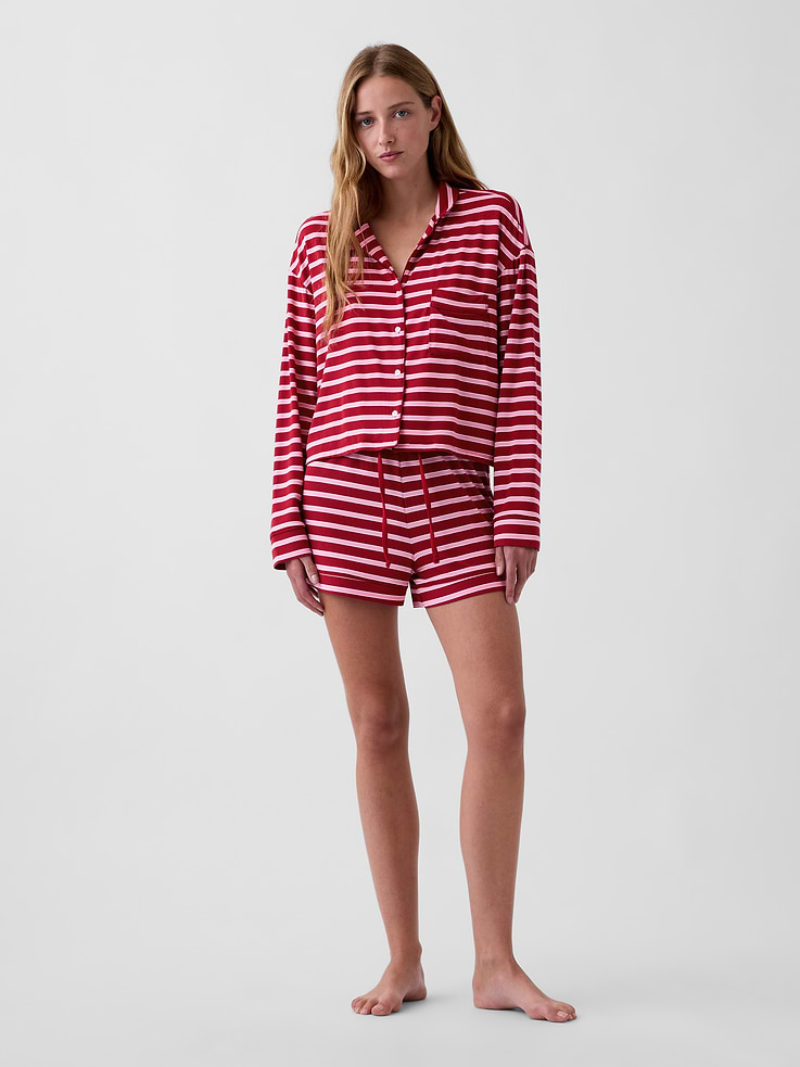 Image 2 of 5, SoftMade Modal PJ Top