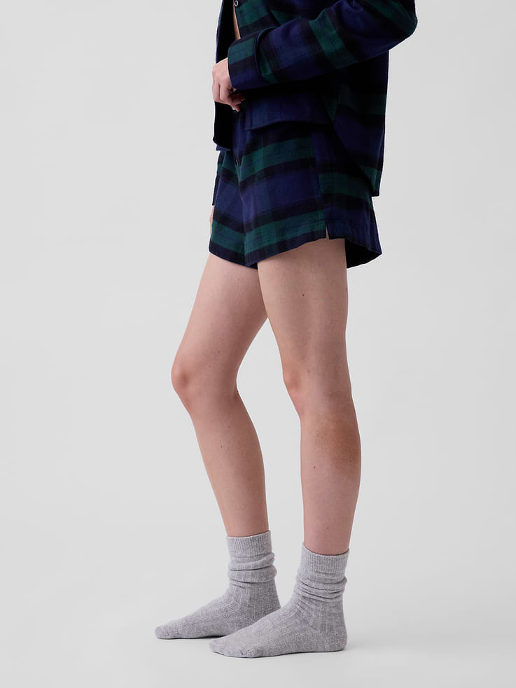 Image 3 of 4, Softest Flannel PJ Boxer Shorts