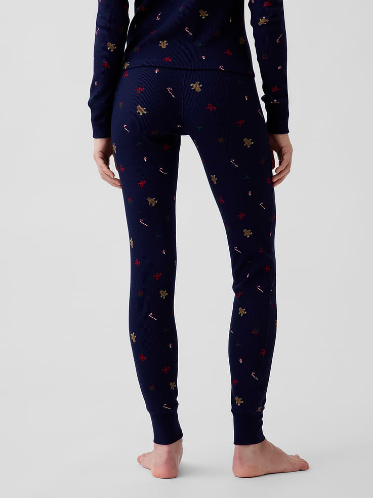 Image 4 of 4, Waffle PJ Leggings