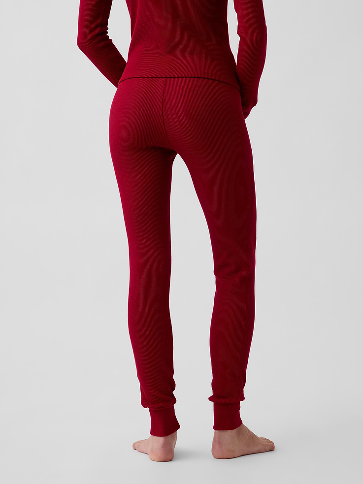 Image 4 of 6, Waffle PJ Leggings
