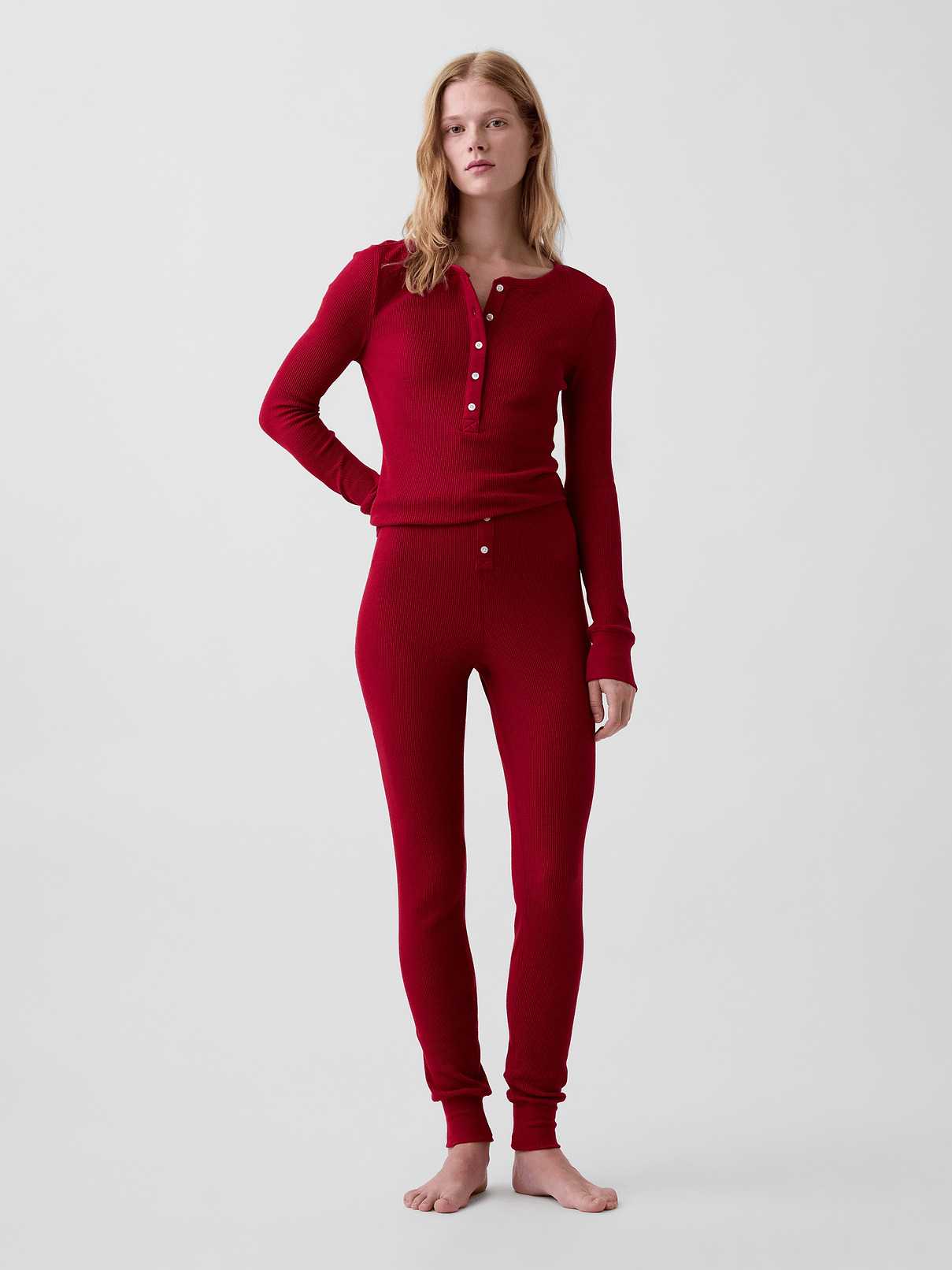 Waffle PJ Leggings