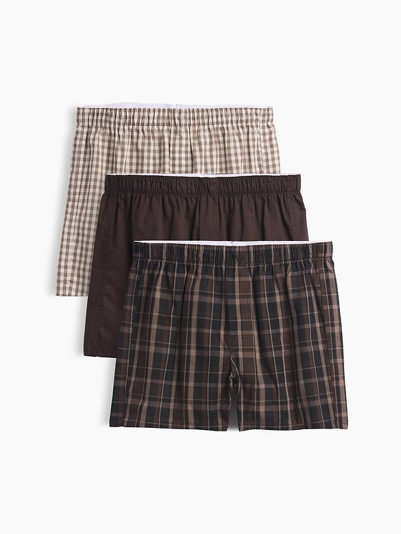 4.5" Poplin Boxers (3-Pack)