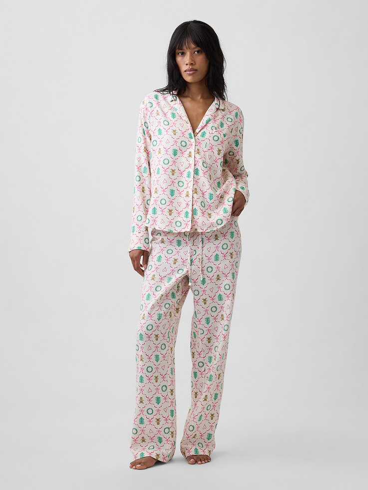 Image 3 of 4, Flannel PJ Shirt