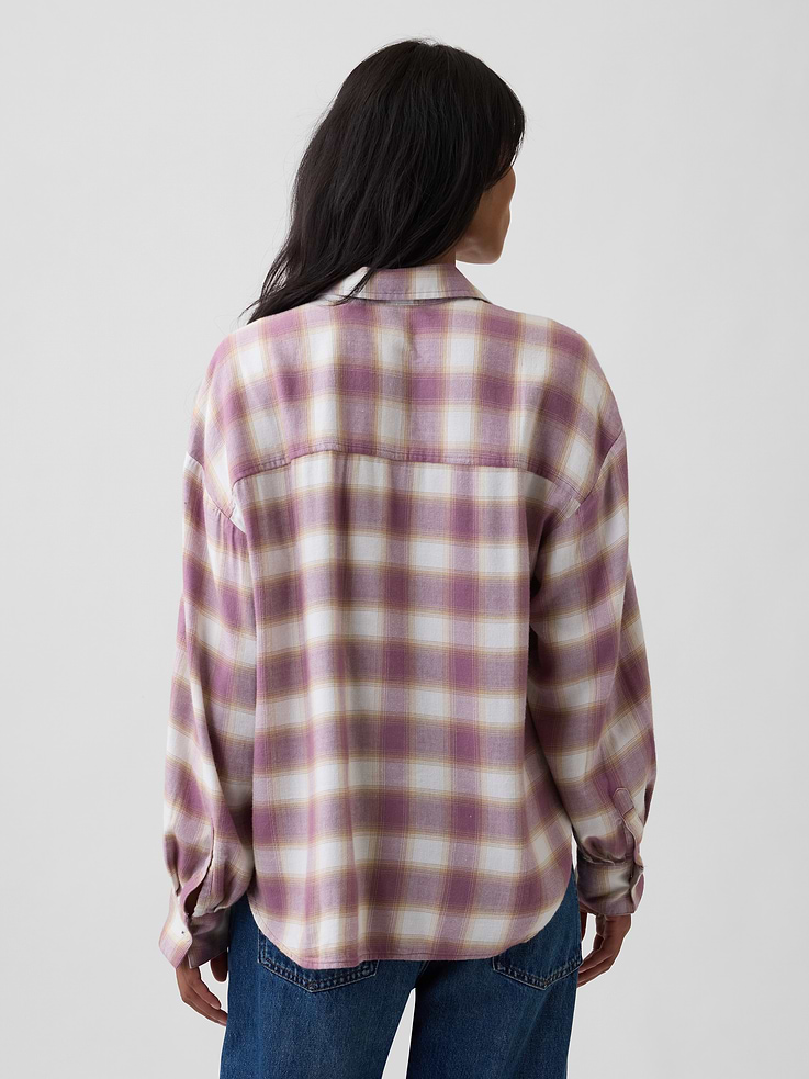 Image 2 of 5, Oversized Shirt in Flannel