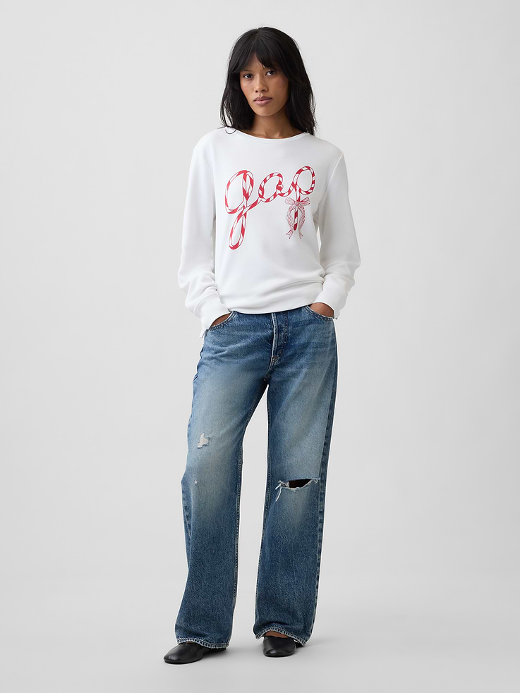 Image 3 of 5, Relaxed Gap Logo Sweatshirt