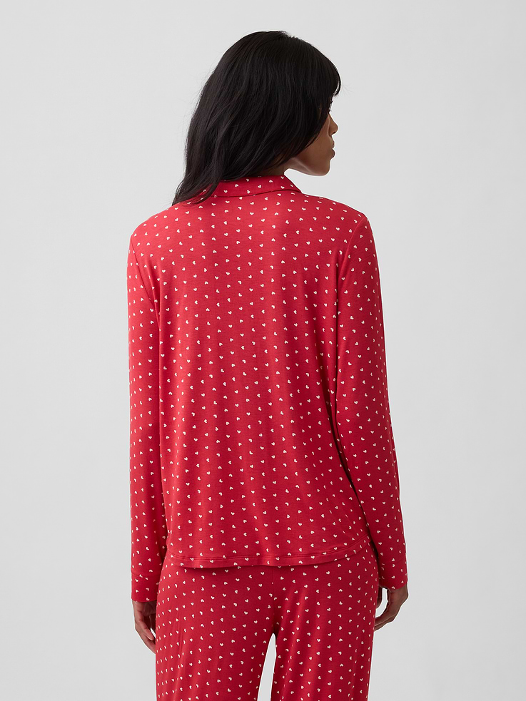 Image 2 of 4, Relaxed Modal PJ Shirt